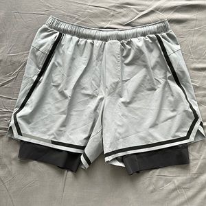 Lululemon Men’s Surge Short 6” Bold Lines (w/ Liner)